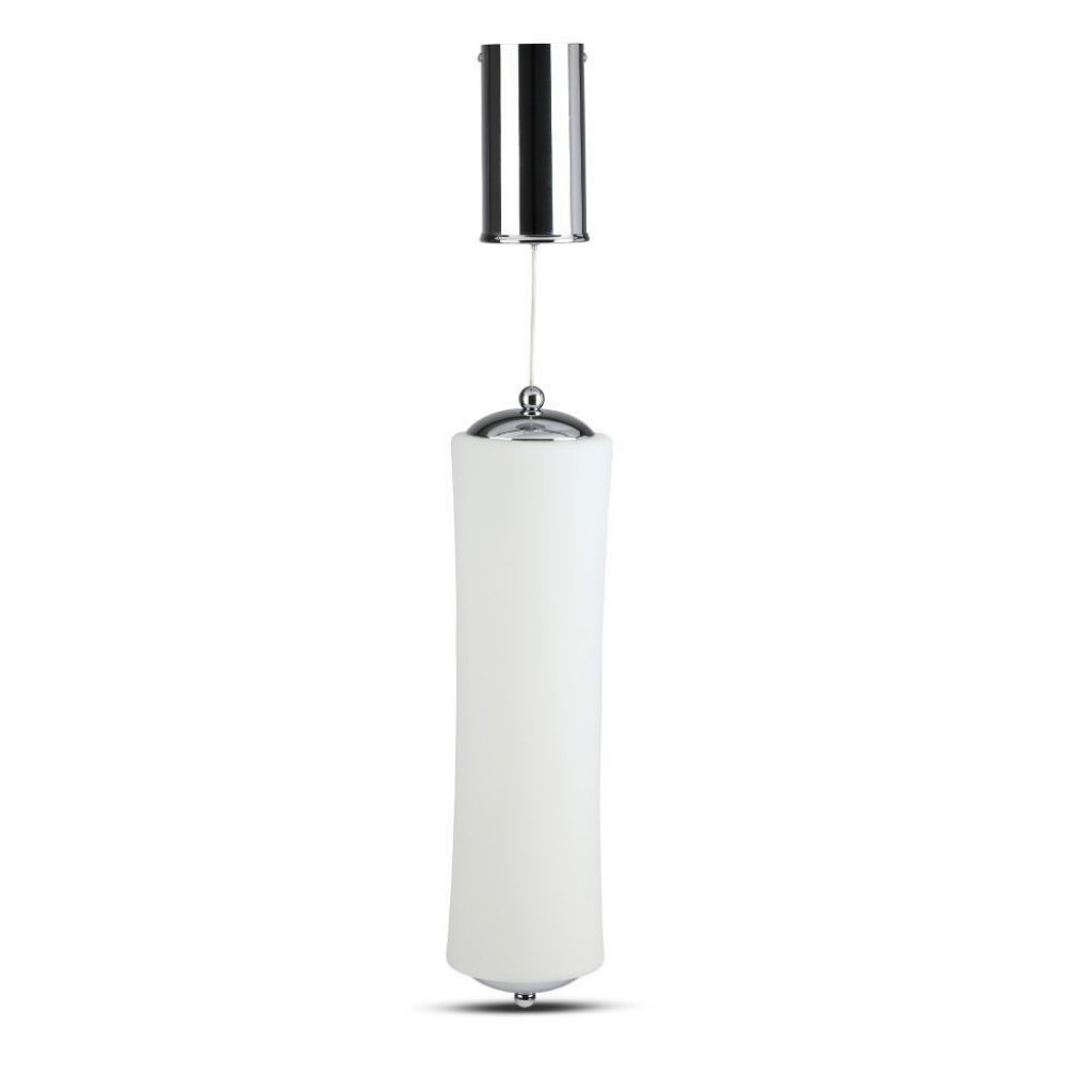 [VQ22639801] LÁMPARA COLGANTE DE DISEÑO LED 18W CILINDRICO BLANCO REGULABLE 3000K
