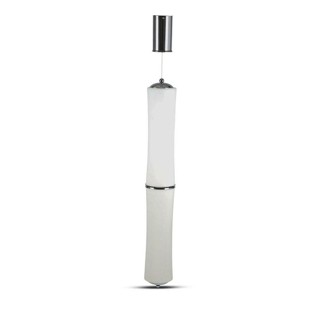[VQ22639811] LÁMPARA DE TECHO COLGANTE DOBLE LED 32W TRIAC REGULABLE CUERPO BLANCO 3000K