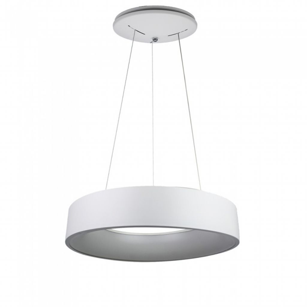 [VQ22639921] LÁMPARA DE TECHO COLGANTE DE DISEÑO LED 20W REGULABLE CUERPO BLANCO 3000K