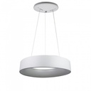 [VQ22639921] LÁMPARA DE TECHO COLGANTE DE DISEÑO LED 20W REGULABLE CUERPO BLANCO 3000K