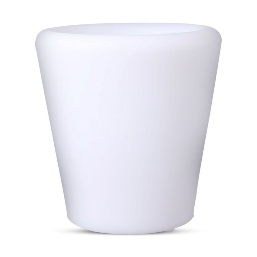 [VQ226401811] MACETA DECORATIVA CON LUZ LED RGB 28X29CM