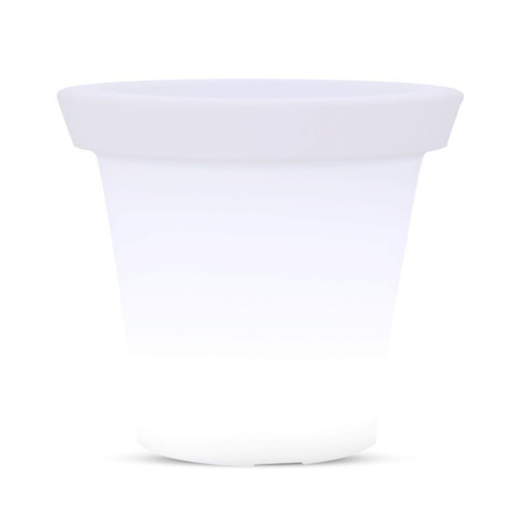 [VQ226402111] MACETA DECORATIVA LED RGB 35.5*32.5CM
