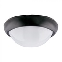 ¬[VZ10104] PLAFÓN LED 12W CUERPO NEGRO REDONDO IP54 4500K
