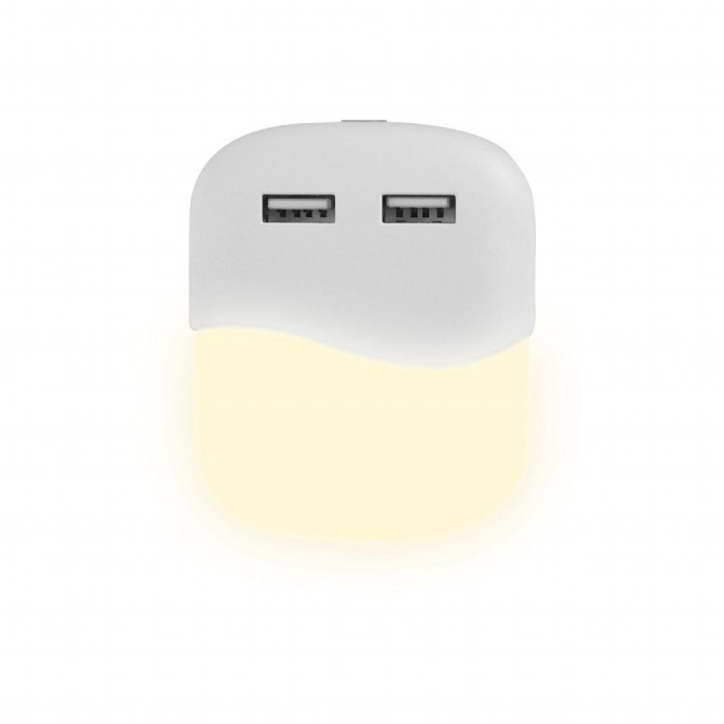 ¬[VZ1016] LÁMPARITA ENCHUFABLE DE NOCHE LED USB CUADRADA 4000K