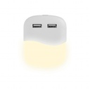 ¬[VZ1016] LÁMPARITA ENCHUFABLE DE NOCHE LED USB CUADRADA 4000K