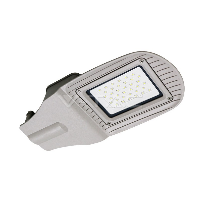 ¬[VZ10976] FAROLA LED 30W SMD CUERPO GRIS CRISTAL 6000K