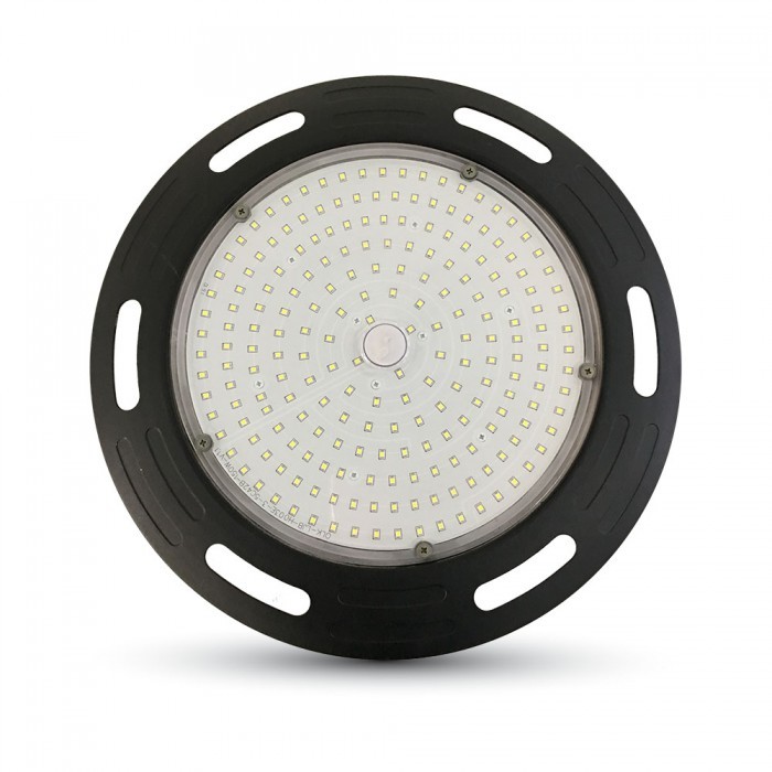 ¬[VZ11104] CAMPANA LED 150W UFO A++ MEAN WELL CUERPO NEGRO 4500K