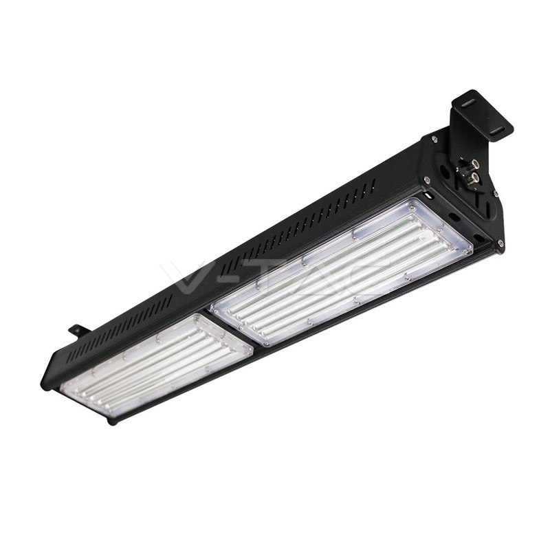 ¬[VZ11200] CAMPANA LED 100W CUERPO LINEAL NEGRO 6400K
