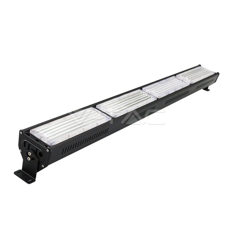 ¬[VZ11206] CAMPANA LED 200W CUERPO LINEAL NEGRO 4000K