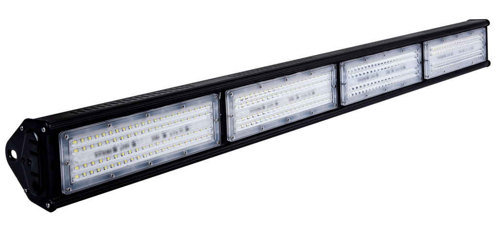 ¬[VZ112082] CAMPANA LED LINEAL 200W CUERPO NEGRO 6000K