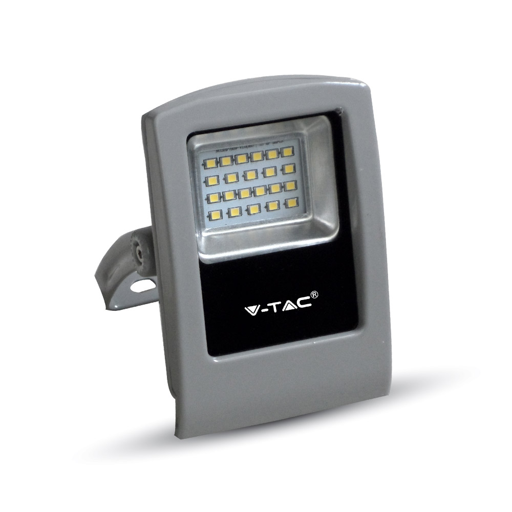 ¬[VZ11314] PROYECTOR LED V-TAC 10W SMD 800LM COLOR GRIS IP65 6000K