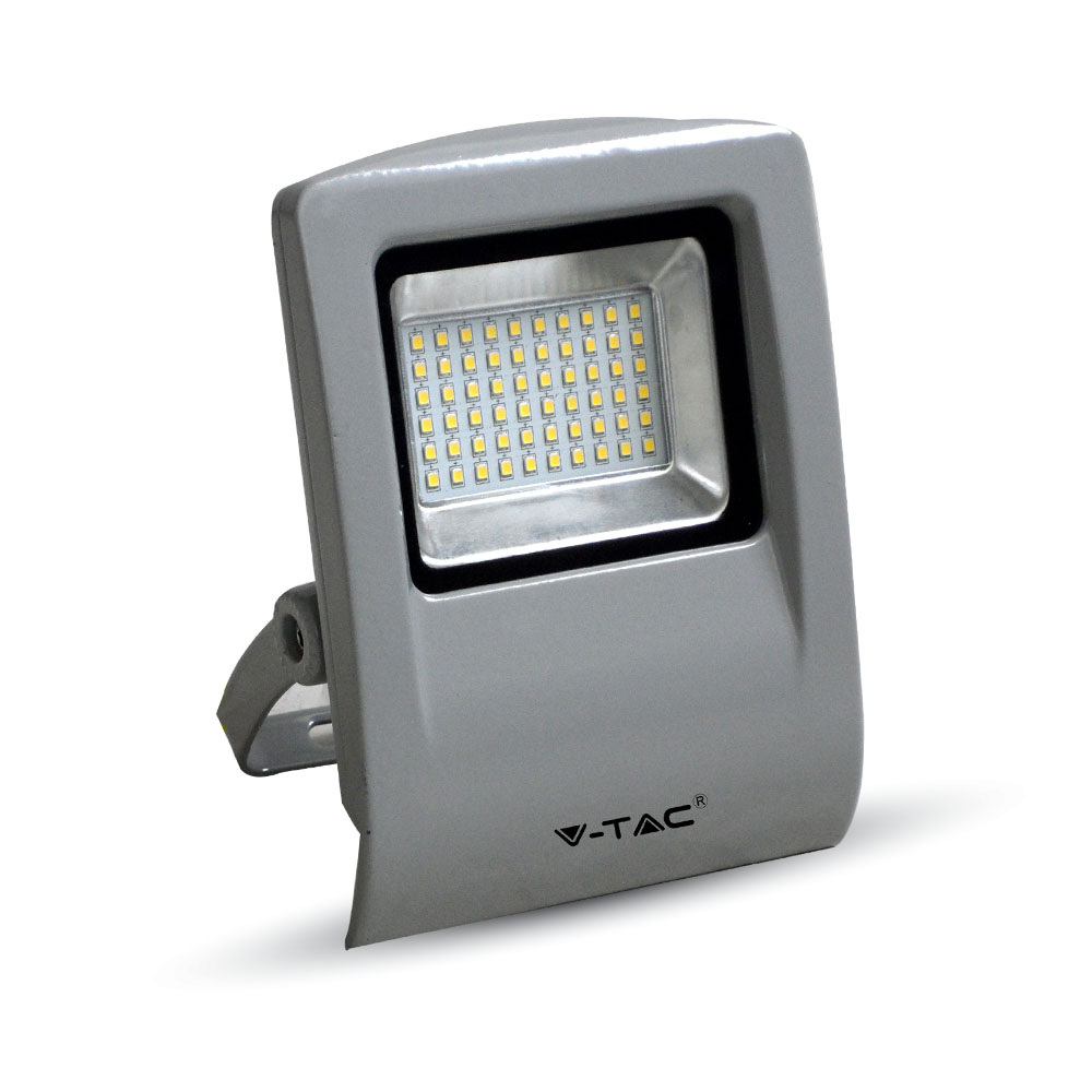 ¬[VZ11318] PROYECTOR LED V-TAC 20W SMD 1600LM COLOR GRIS IP65 4500K