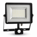 ¬[VZ11434] PROYECTOR LED V-TAC 50W SMD 4000LM COLOR NEGRO IP44 6000K