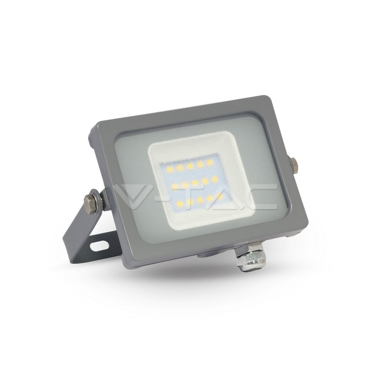 ¬[VZ11562] PROYECTOR LED V-TAC 10W SMD 800LM COLOR GRIS IP65 4000K