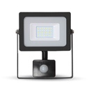 ¬[VZ11606] PROYECTOR LED V-TAC 20W SMD 1600LM COLOR NEGRO IP44 6400K