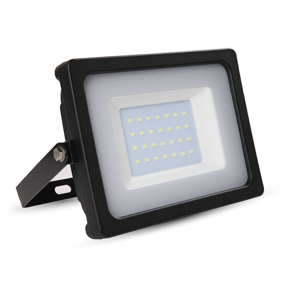 ¬[VZ11626] PROYECTOR LED V-TAC 30W SMD 2550LM COLOR NEGRO IP65 3000K