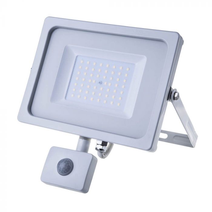 ¬[VZ11684] PROYECTOR LED V-TAC 50W SMD 4250LM COLOR BLANCO IP44 6400K