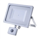 ¬[VZ11684] PROYECTOR LED V-TAC 50W SMD 4250LM COLOR BLANCO IP44 6400K