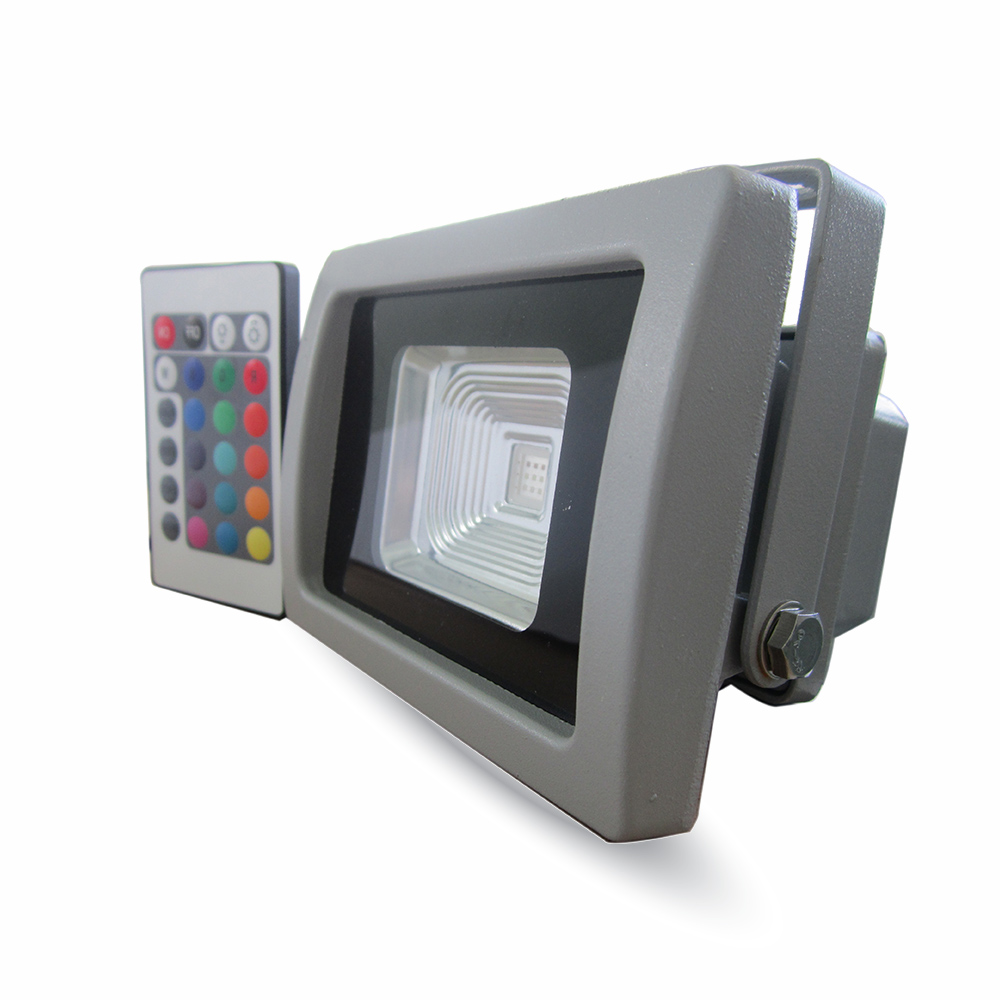 ¬[VZ11790] PROYECTOR LED 10W SMD CON MANDO A DISTANCIA IR RGB