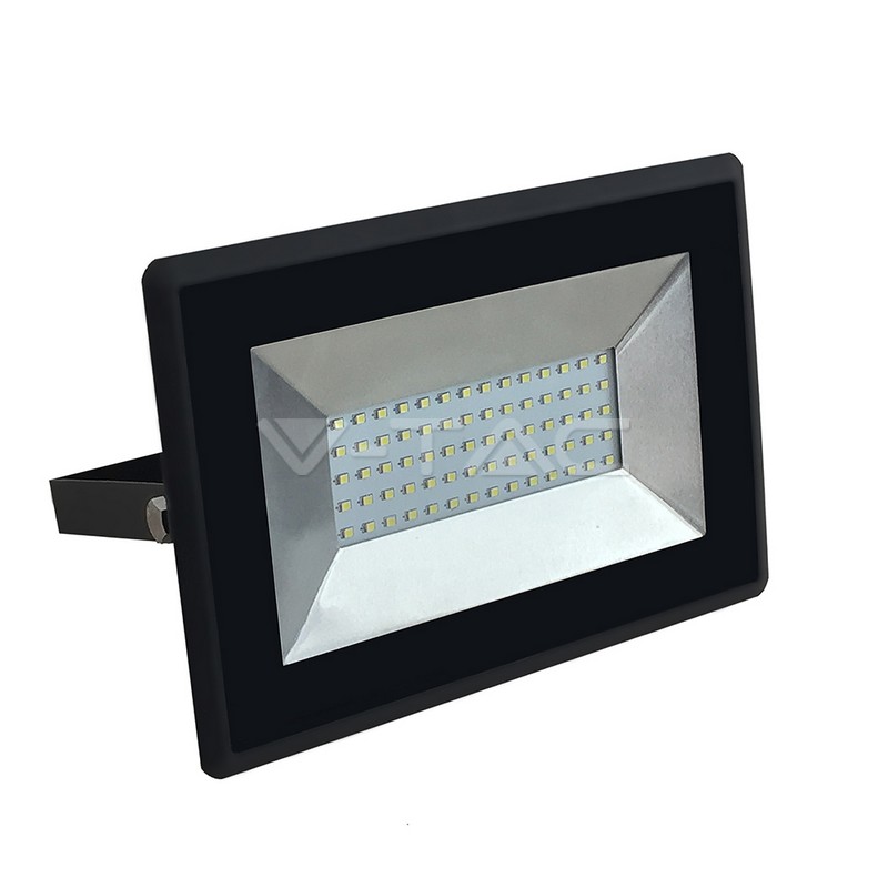 ¬[VZ11916] PROYECTOR LED V-TAC 50W SMD 4250LM COLOR NEGRO IP65 3000K