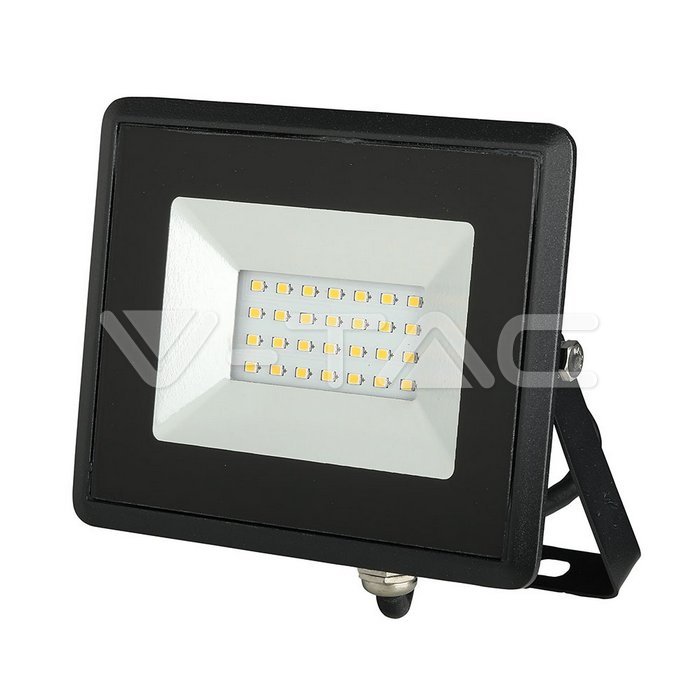 ¬[VZ11986] PROYECTOR LED 20W SMD SERIE E CUERPO NEGRO IP67 LUZ AZUL