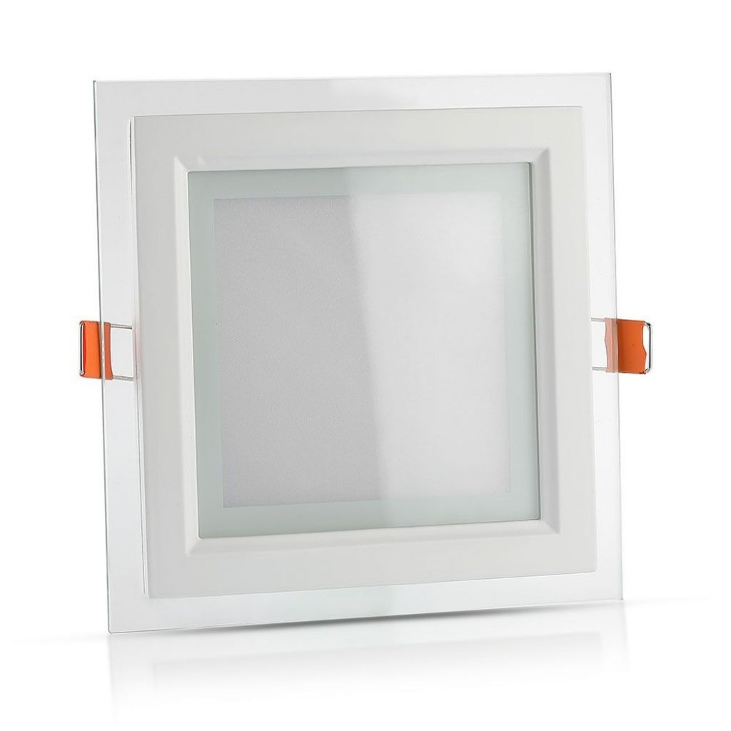 ¬[VZ12560] DOWNLIGHT LED 18W CRISTAL CUADRADO 4000K