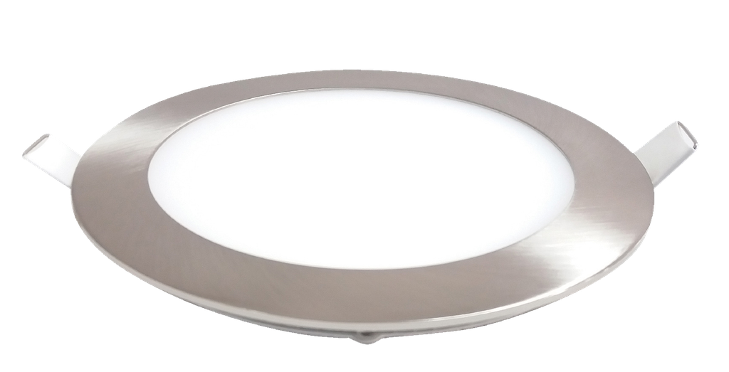 ¬[VZ12700] DOWNLIGHT LED 18W EXTRAPLANO CIRCULAR PLATA 120°