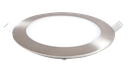 ¬[VZ12700] DOWNLIGHT LED 18W EXTRAPLANO CIRCULAR PLATA 120°