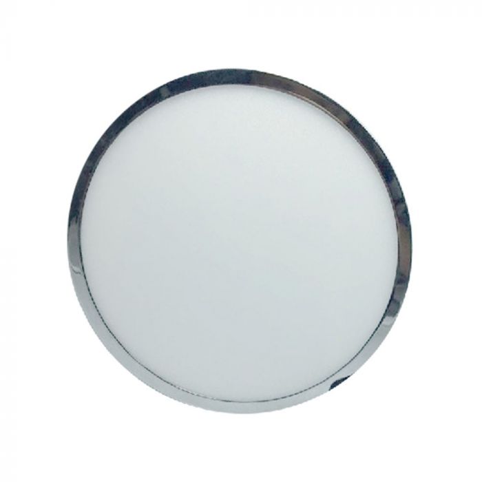 ¬[VZ12720] DOWNLIGHT LED 6W DE SUPERFICIE SLIM CROMO CUERPO REDONDO 6400K