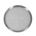 ¬[VZ12722] DOWNLIGHT LED 6W DE SUPERFICIE SLIM NÍQUEL SATINADO CUERPO REDONDO 3000K
