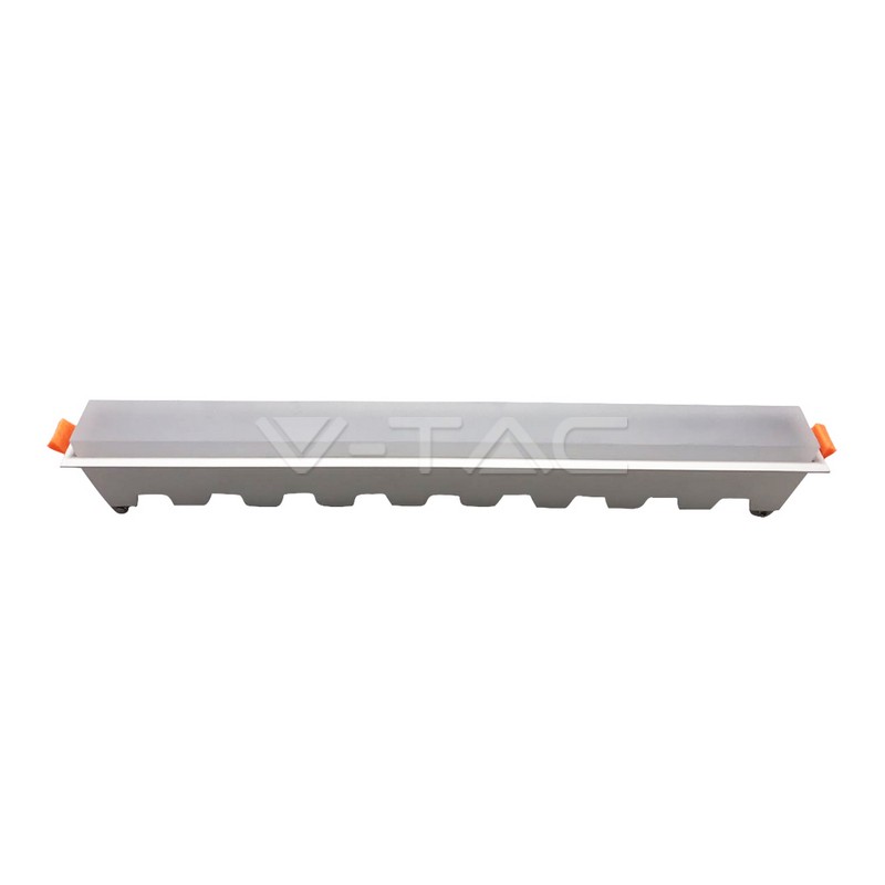 ¬[VZ12832] DOWNLIGHT LINEAL LED 30W CUERPO BLANCO 3000K