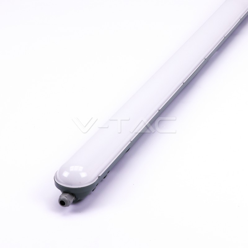¬[VZ12894] PANTALLA ESTANCA LED 48W IP65 CON KIT EMERGENCIA 120° 150CM 6400K