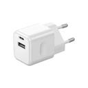 ¬[VZ13360] CARGADOR RÁPIDO DE 30W DE DOBLE PUERTO 1PD + 1 QC BLANCO