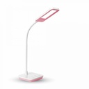 ¬[VZ14084] LÁMPARA DE MESA LED 7W REGULABLE MARCO ROSA 5000K