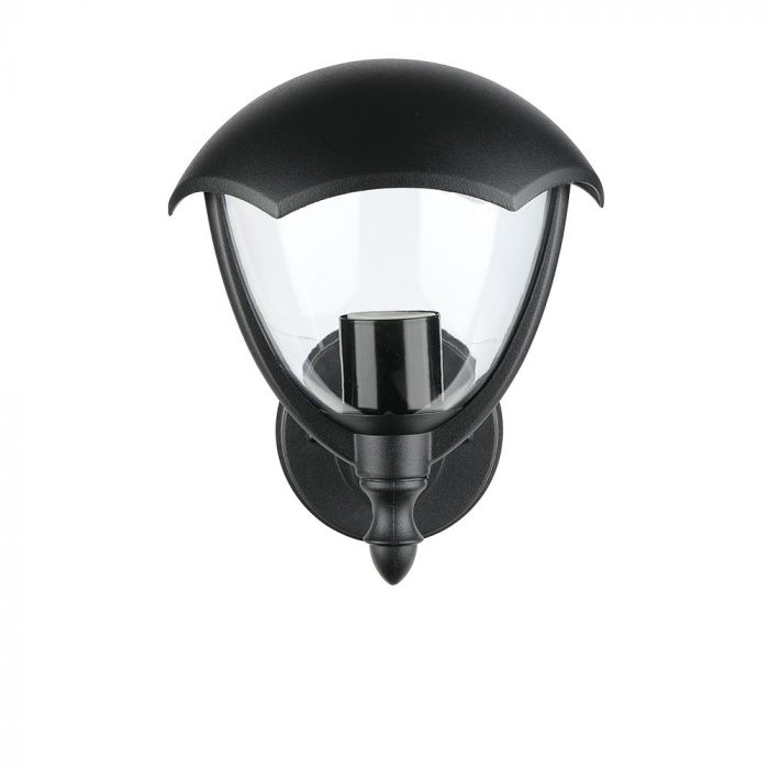 ¬[VZ14092] APLIQUE DE PARED DE JARDÍN PARA E27 CUERPO NEGRO IP44