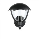 ¬[VZ14092] APLIQUE DE PARED DE JARDÍN PARA E27 CUERPO NEGRO IP44
