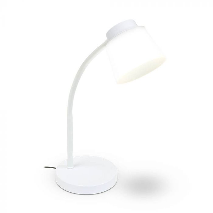 ¬[VZ14102] LÁMPARA DE ESCRITORIO LED 5W CUERPO BLANCO 4000K 
