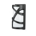 ¬[VZ14128] APLIQUE DE JARDÍN PARA E27 NEGRO MATE