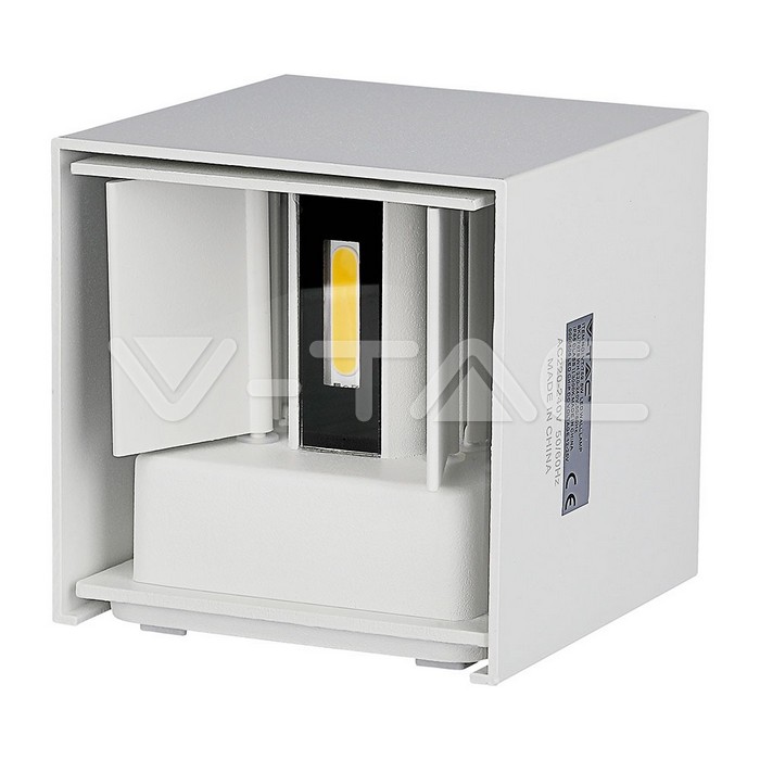#[VZ14158] APLIQUE DE PARED LED 6W CUERPO BLANCO CUADRADO IP65 3000K