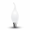 ¬[VZ142082] BOMBILLA LED V-TAC E14 TIPO VELA 4W FILAMENT 350LM 2700K