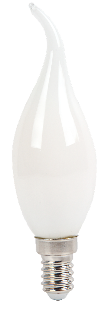 ¬[VZ14212] BOMBILLA LED V-TAC E14 TIPO VELA LLAMA 4W FILAMENT 400LM 6400K