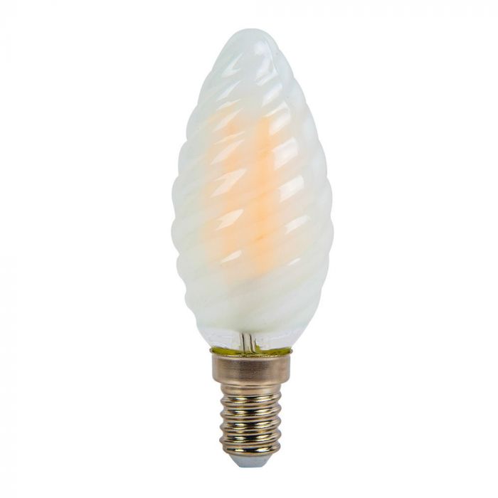 ¬[VZ142162] BOMBILLA LED V-TAC E14 TIPO VELA 4W FILAMENT 400LM 4000K