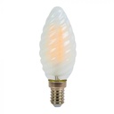 ¬[VZ142162] BOMBILLA LED V-TAC E14 TIPO VELA 4W FILAMENT 400LM 4000K