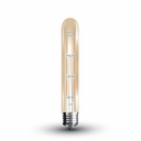 ¬[VZ14286] BOMBILLA LED 6W T30 E27 FILAMENTO ÁMBAR 2200K