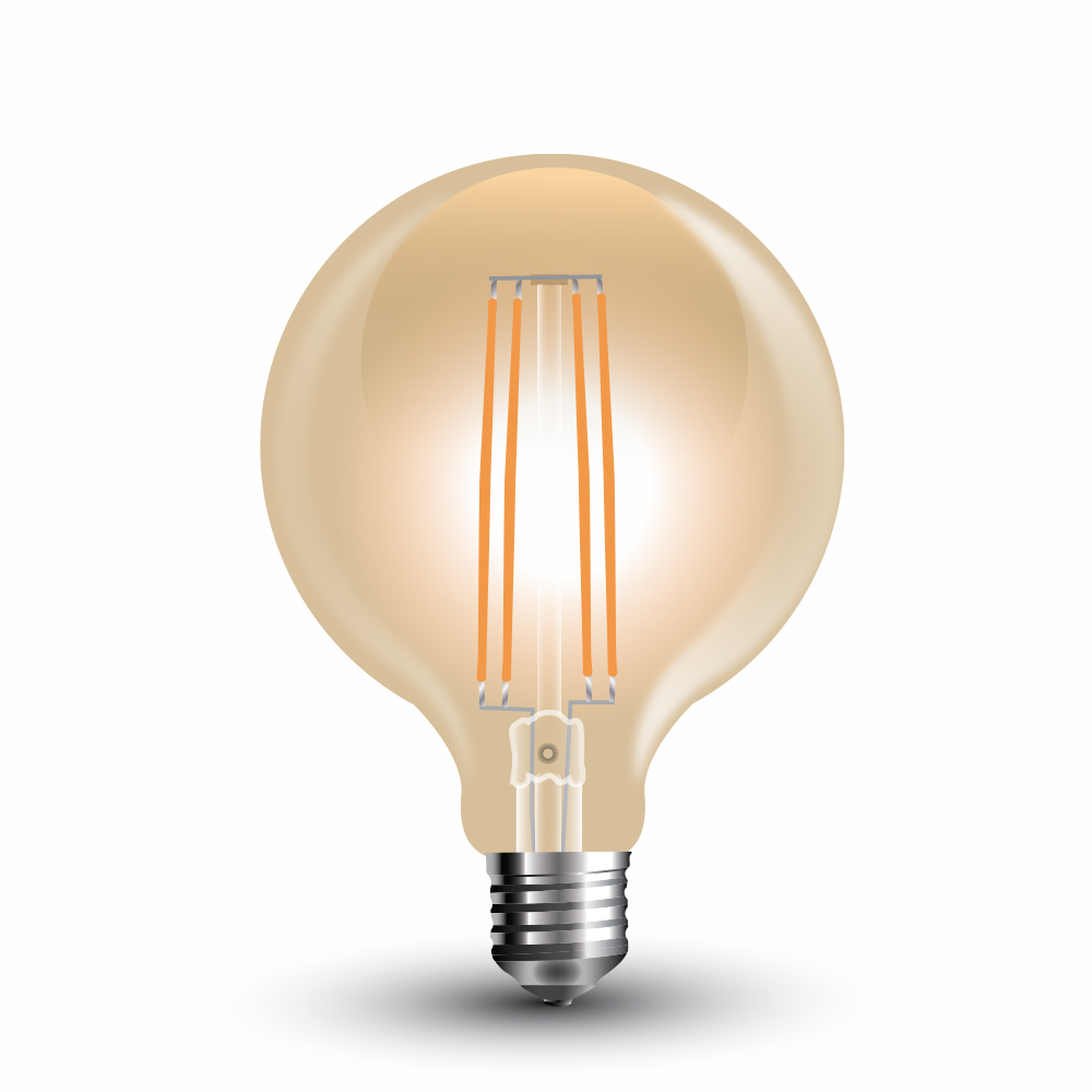 ¬[VZ14294] BOMBILLA LED 7W E27 VINTAGE ESPECIAL FILAMENTO G95 2200K