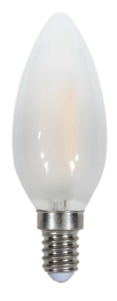 ¬[VZ14352] BOMBILLA LED V-TAC E14 TIPO VELA 4W FILAMENT 350LM 2700K