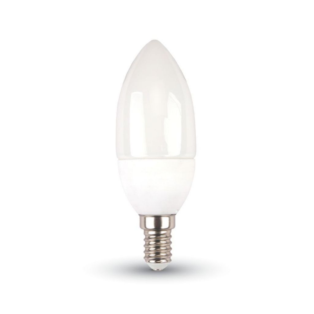 ¬[VZ14394] BOMBILLA LED V-TAC E14 TIPO VELA 3W SMD 250LM 4000K