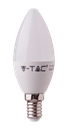 ¬[VZ14396] BOMBILLA LED V-TAC E14 TIPO VELA 3W SMD 250LM 6400K