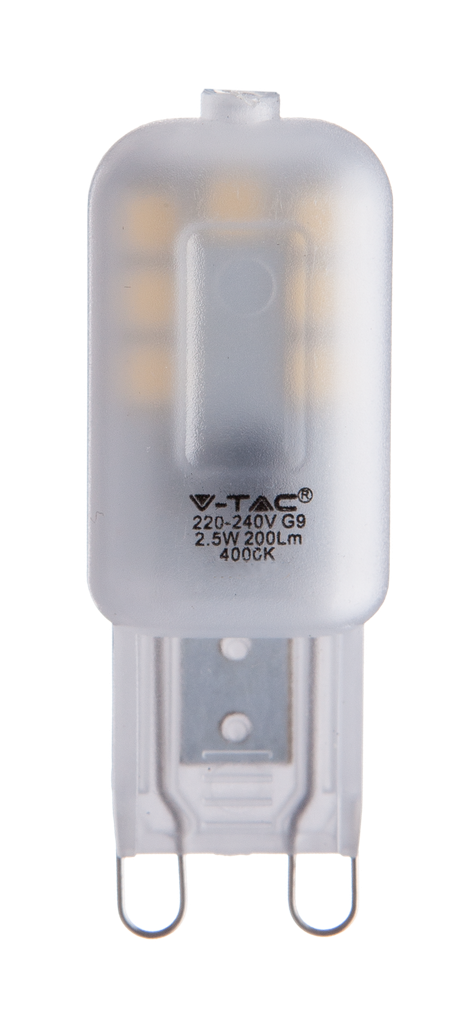 ¬[VZ14414] BOMBILLA LED 2.5W G9 300º 230V 6400K