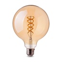 ¬[VZ14434] BOMBILLA LED V-TAC E27 G95 5W FILAMENT 300LM 2200K